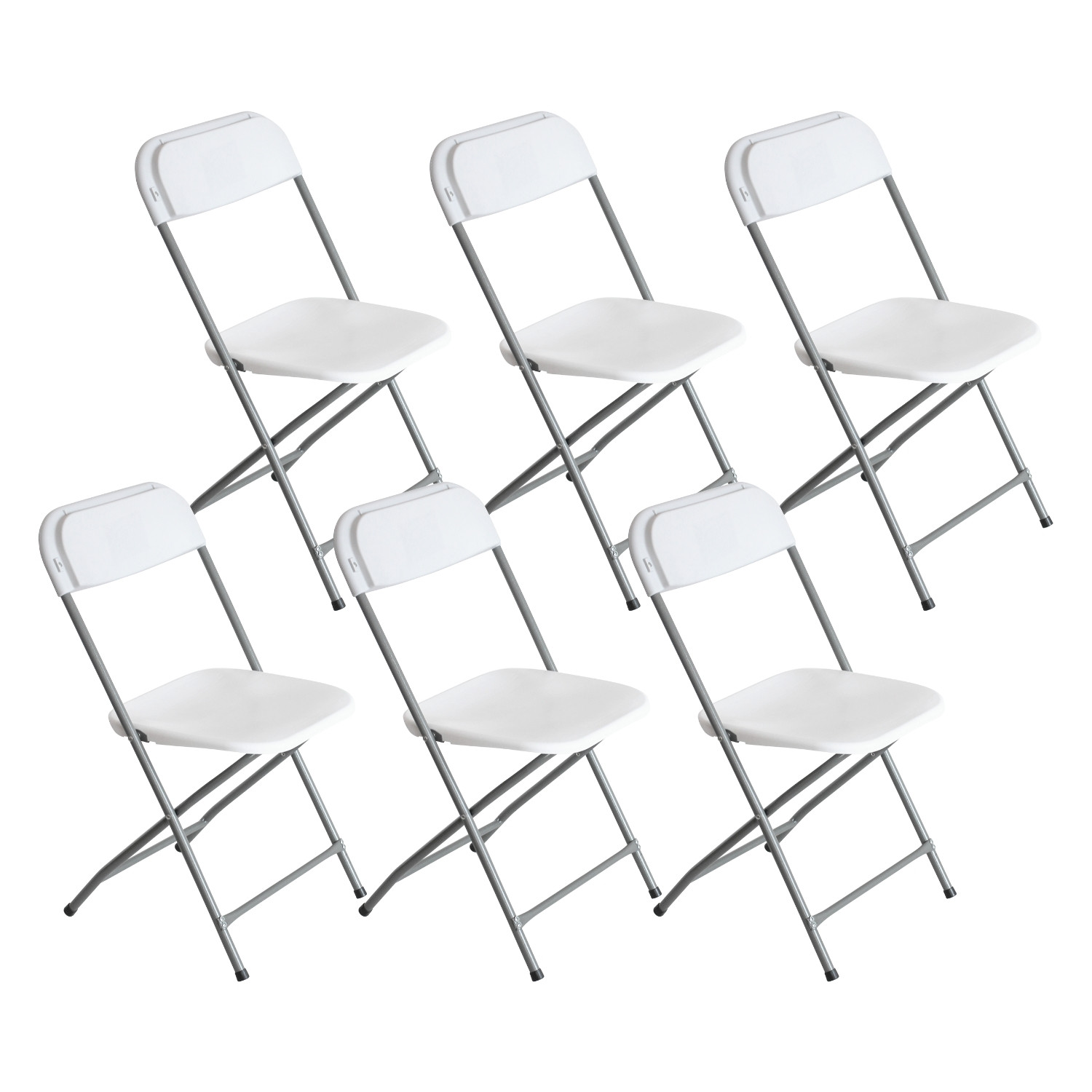 Pack 6 Sillas Plegables de Resina Garden 45x44.5x79cm 7house Sillas Plegables 1